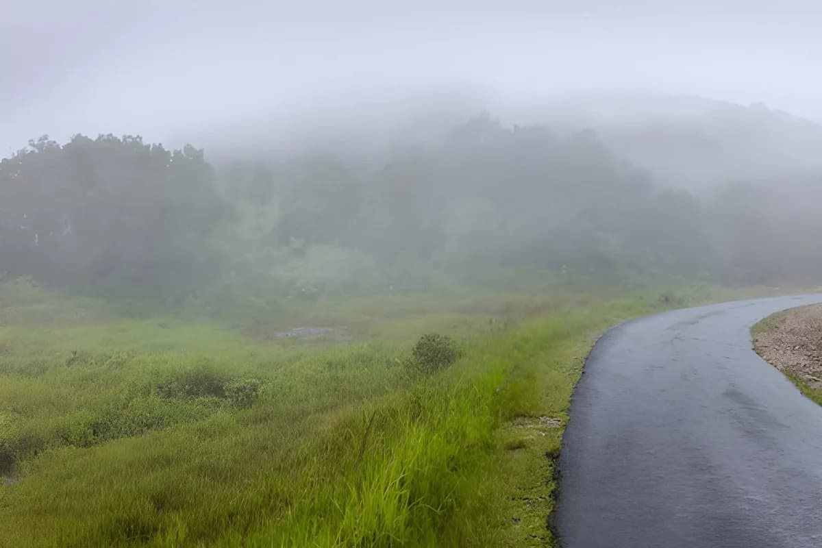 Rainfall in Meghalaya