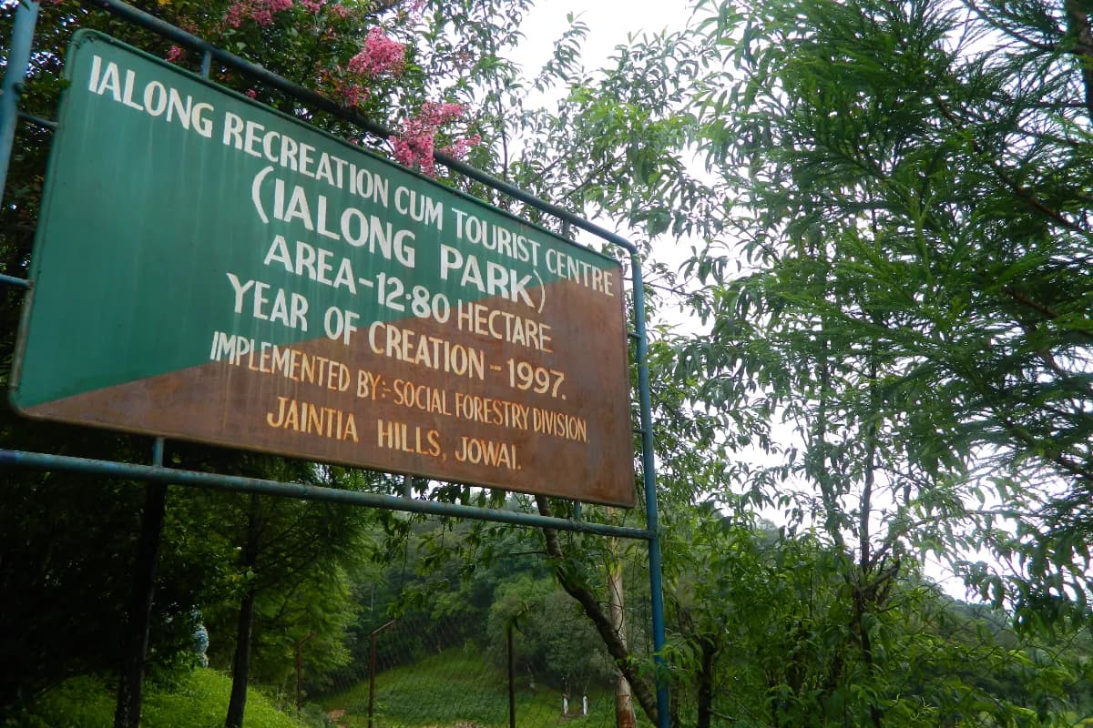 Lalong Park entrance board