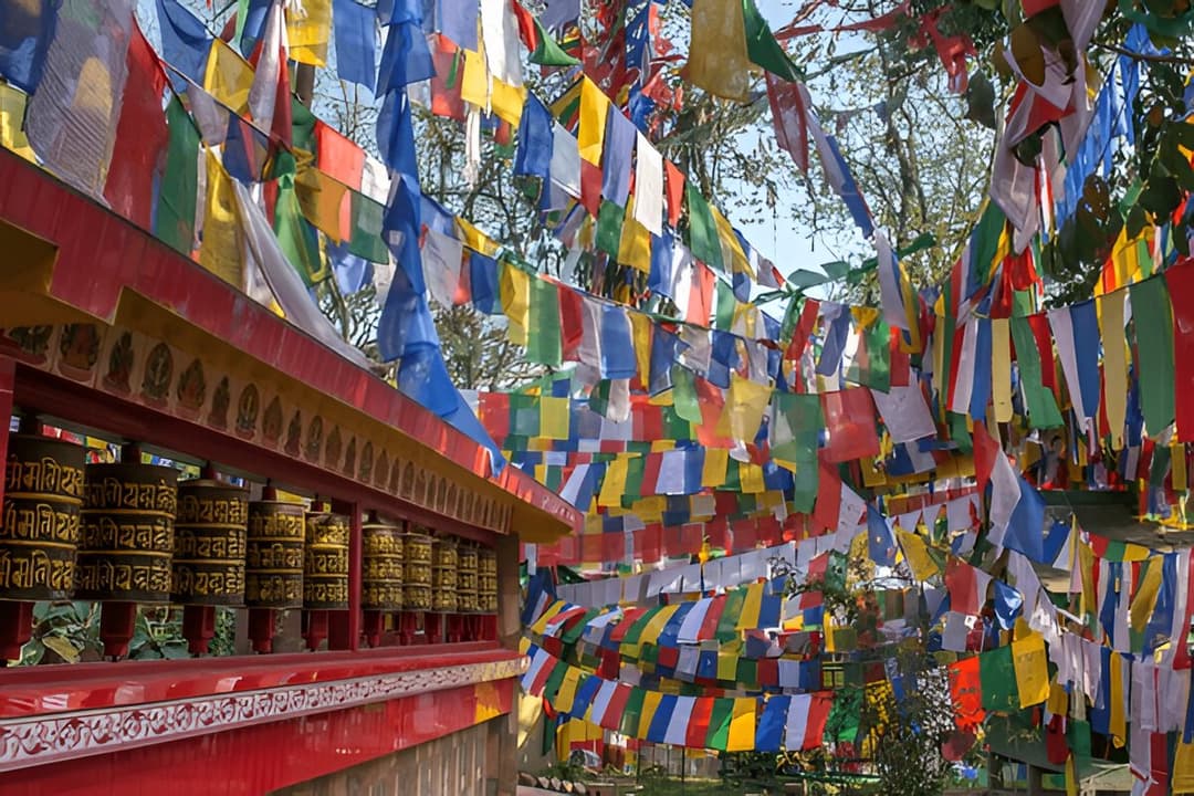 Prayer Wheels and Flags