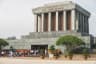 Tourists going to visit Ho Chi Minh Mausoleum