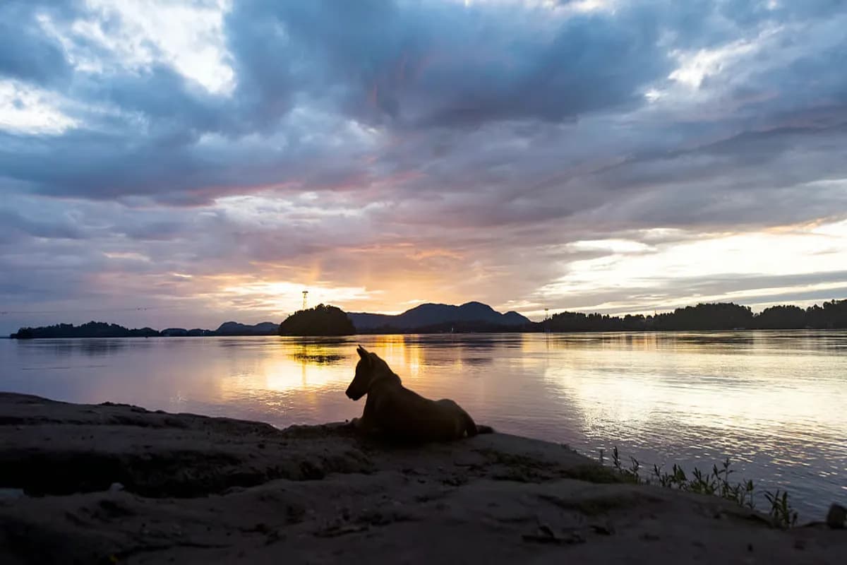 Sunset in Nongkhnum