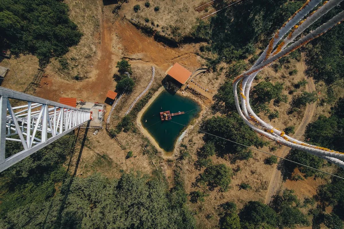 Bungee jumping in Goa