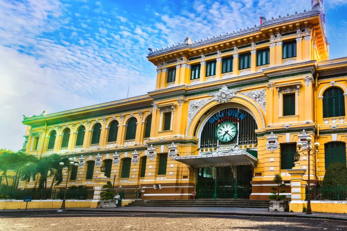 Saigon Central Post Office front View
