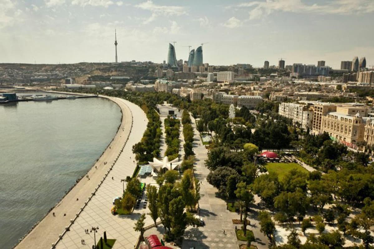 Caspian Sea Side Road