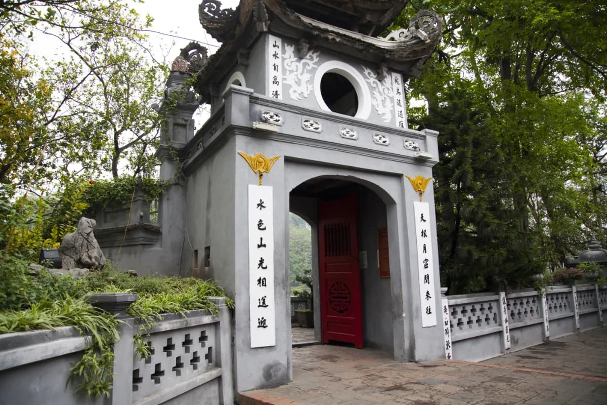 The Ngoc Son Temple in Hanoi