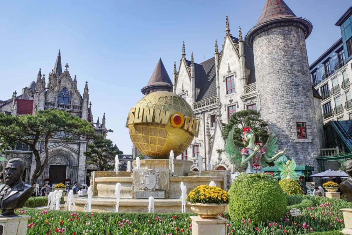 French village at the SunWorld Ba Na Hills resort