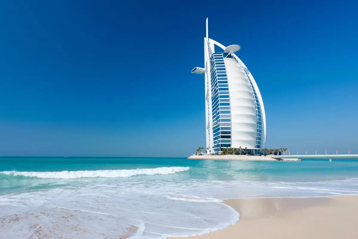 Jumeirah Beach and Burj Al Arab