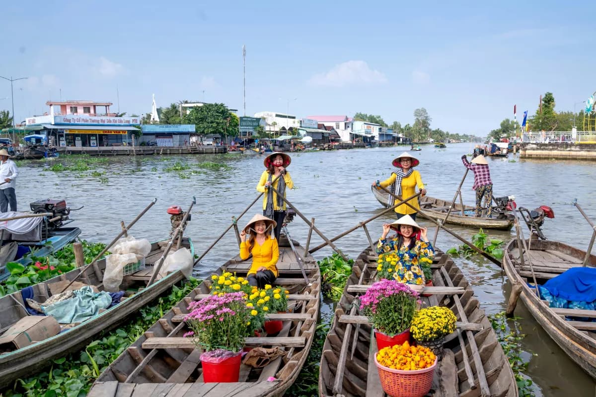 Floating Market, Vietnam