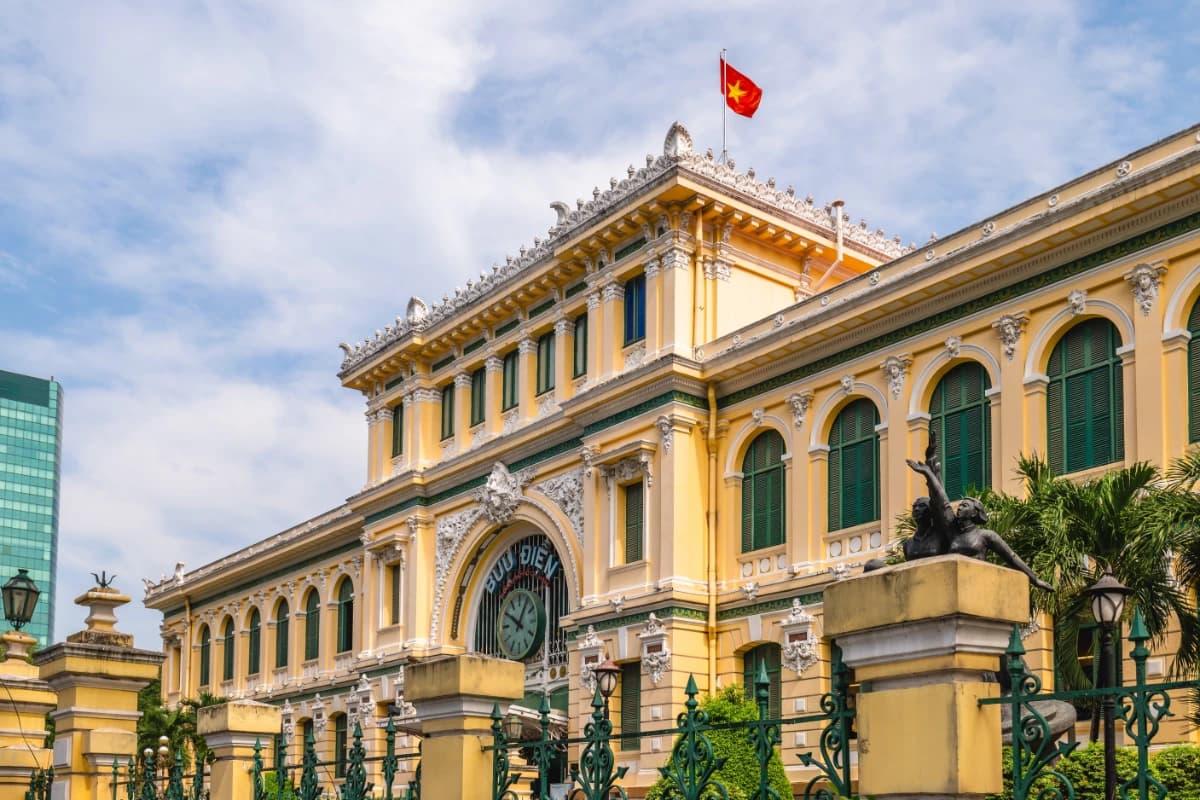 Saigon Central Post Office front View