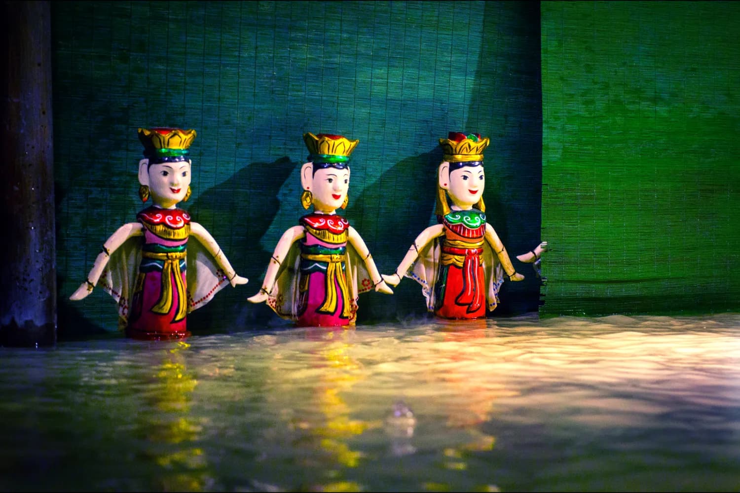 Water Puppet Show in Hanoi