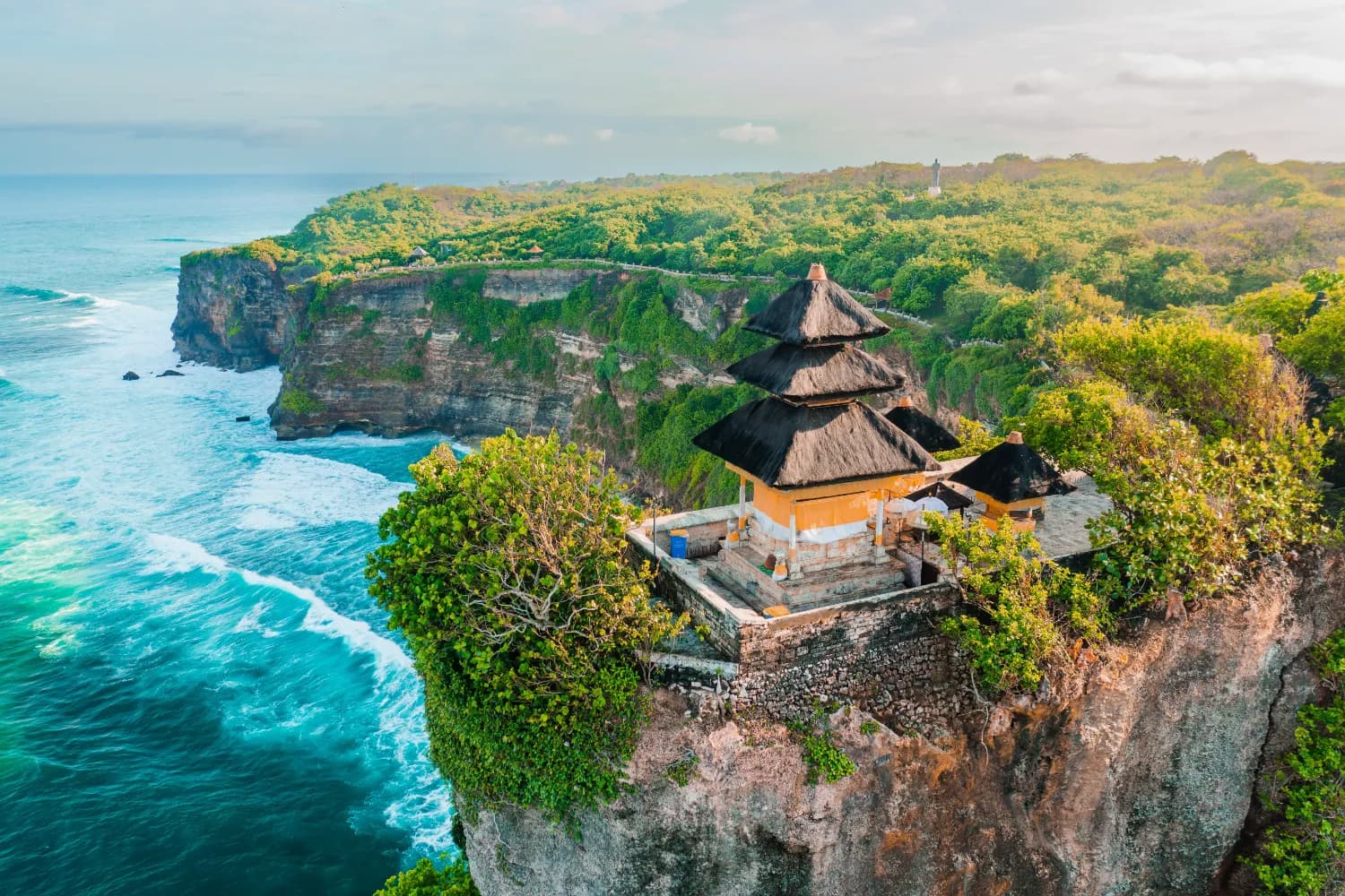 Bali's Most Iconic Landmark and popular tourist attraction Uluwatu Temple