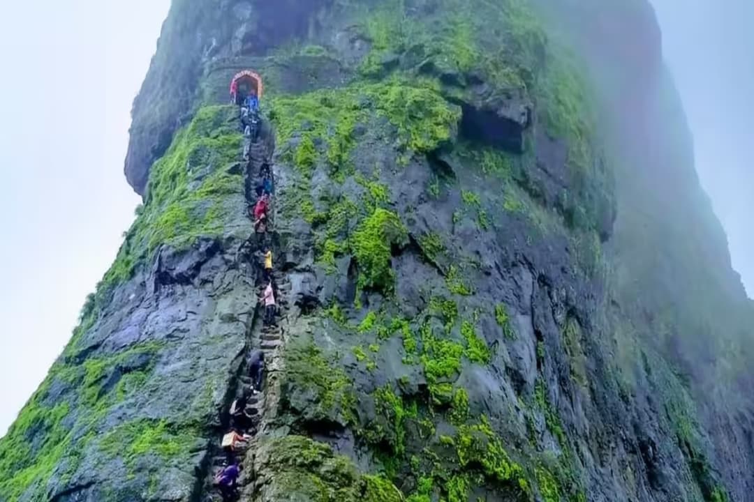 Iconic Rock-Carved Staircase