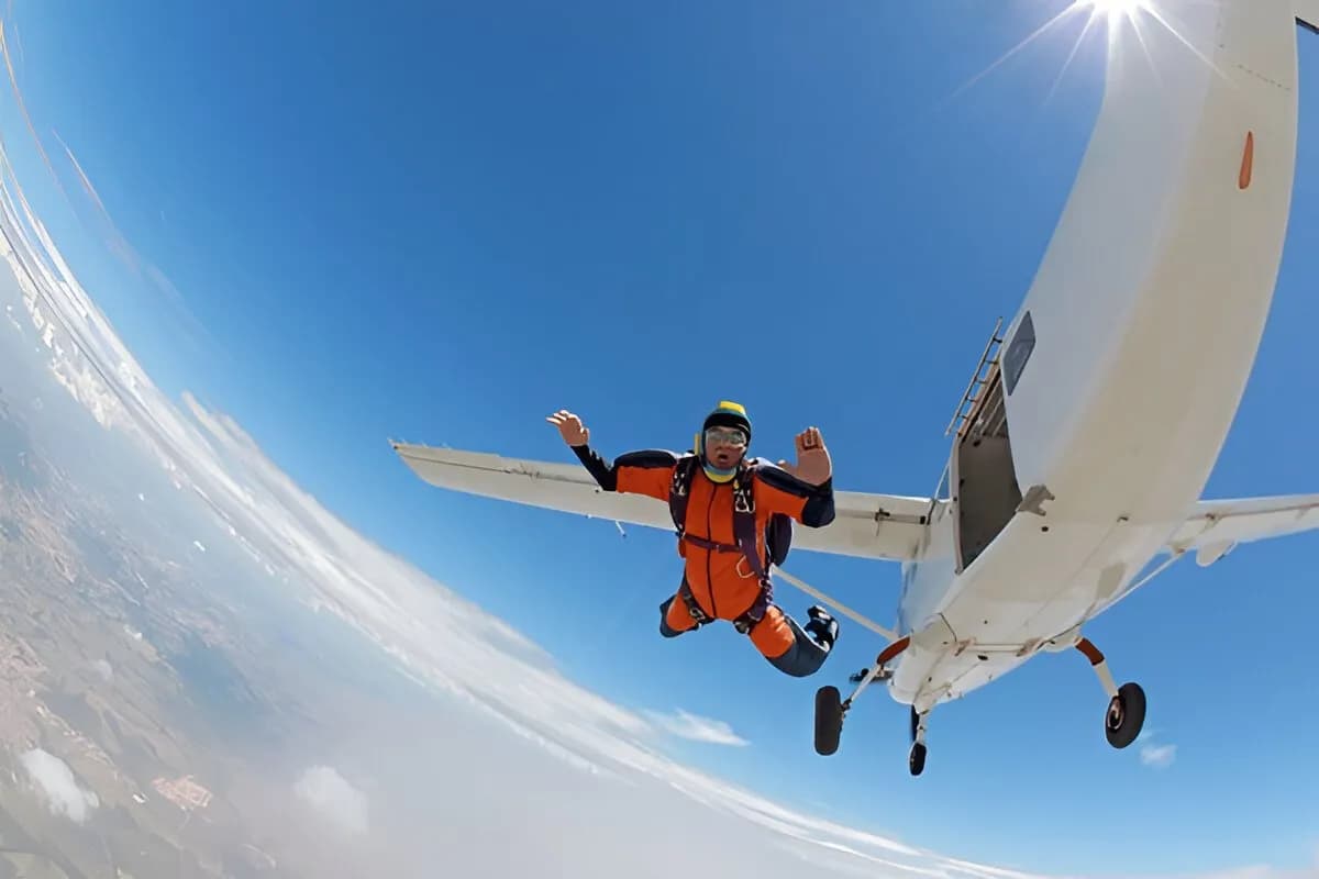 Skydiving in Bali