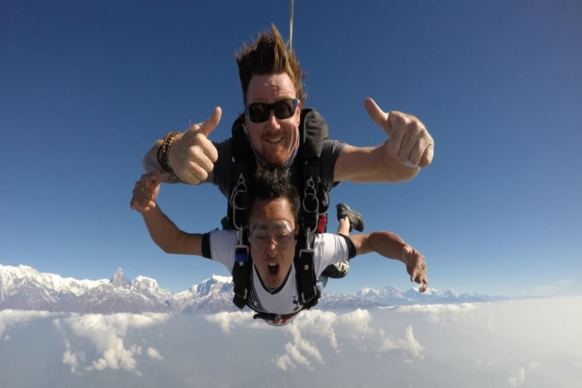 Skydiving in Nepal