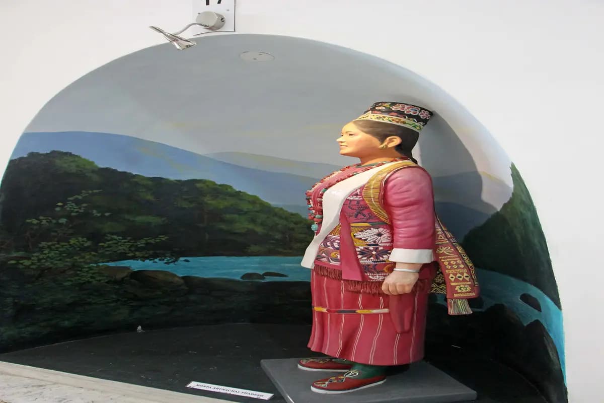 Dummy of Tribel inside Museum