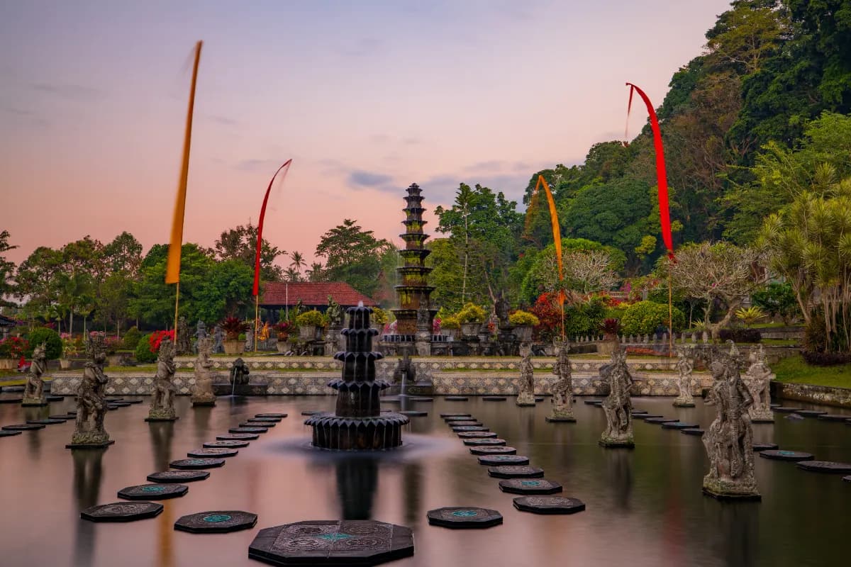 Evening View at Tirta Gangga