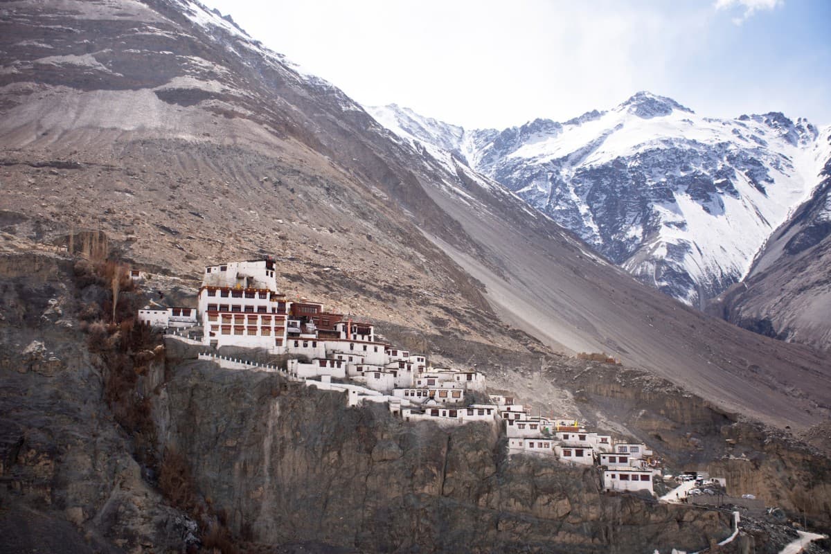 Diskit Monastery Mountain View