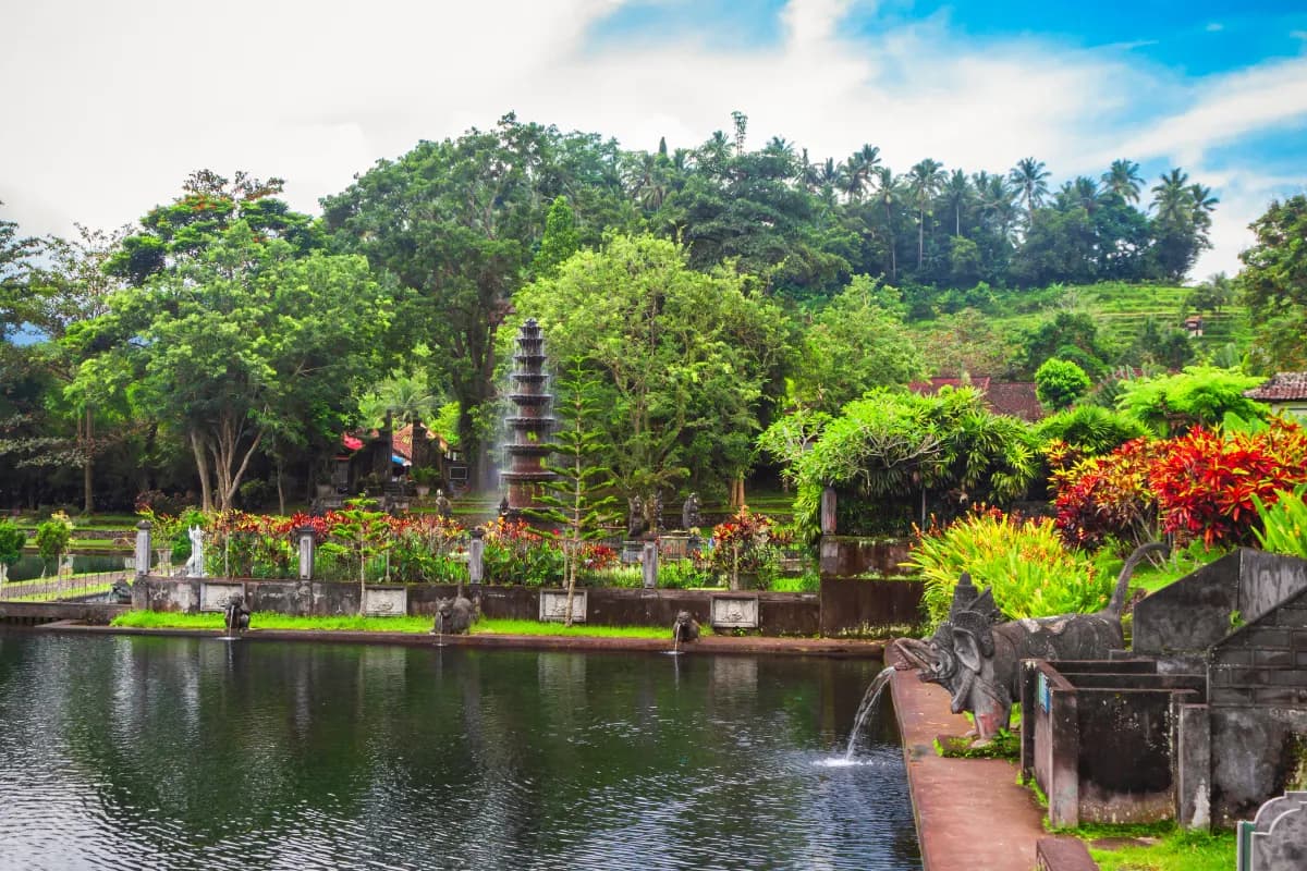 Tirta Gangga water park in Bali