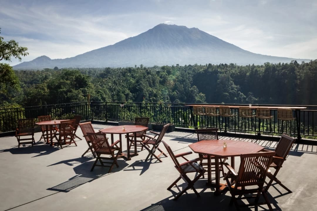 Mount Agung Backdrop