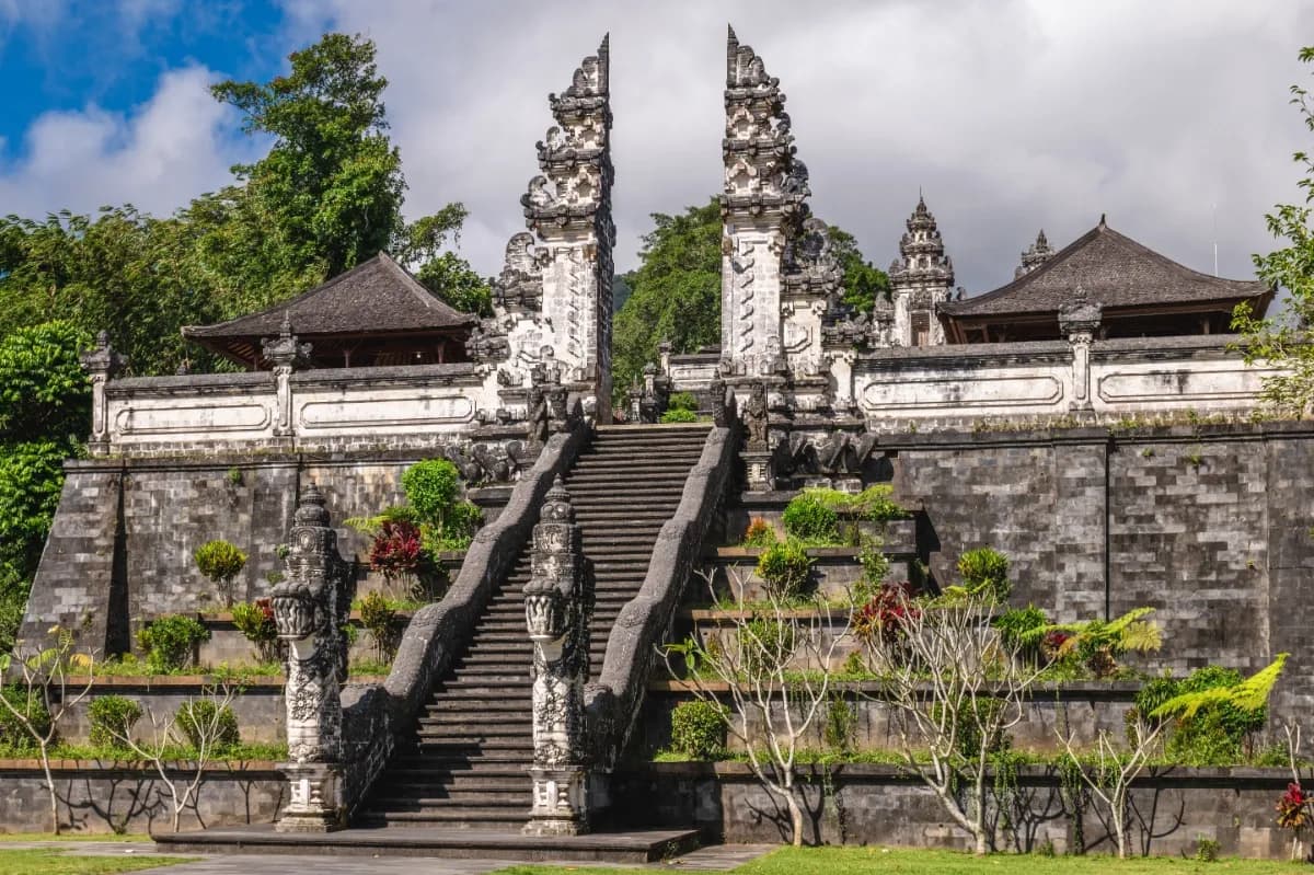 Penataran Agung Lempuyang Temple Front View