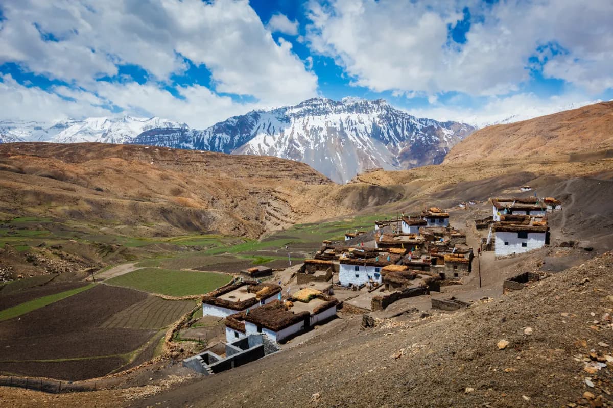 Comic Village in Himalayas