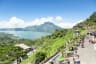 Travellers travel in Kintamani