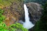 View of Langshiang Falls Located in Khasi Hills