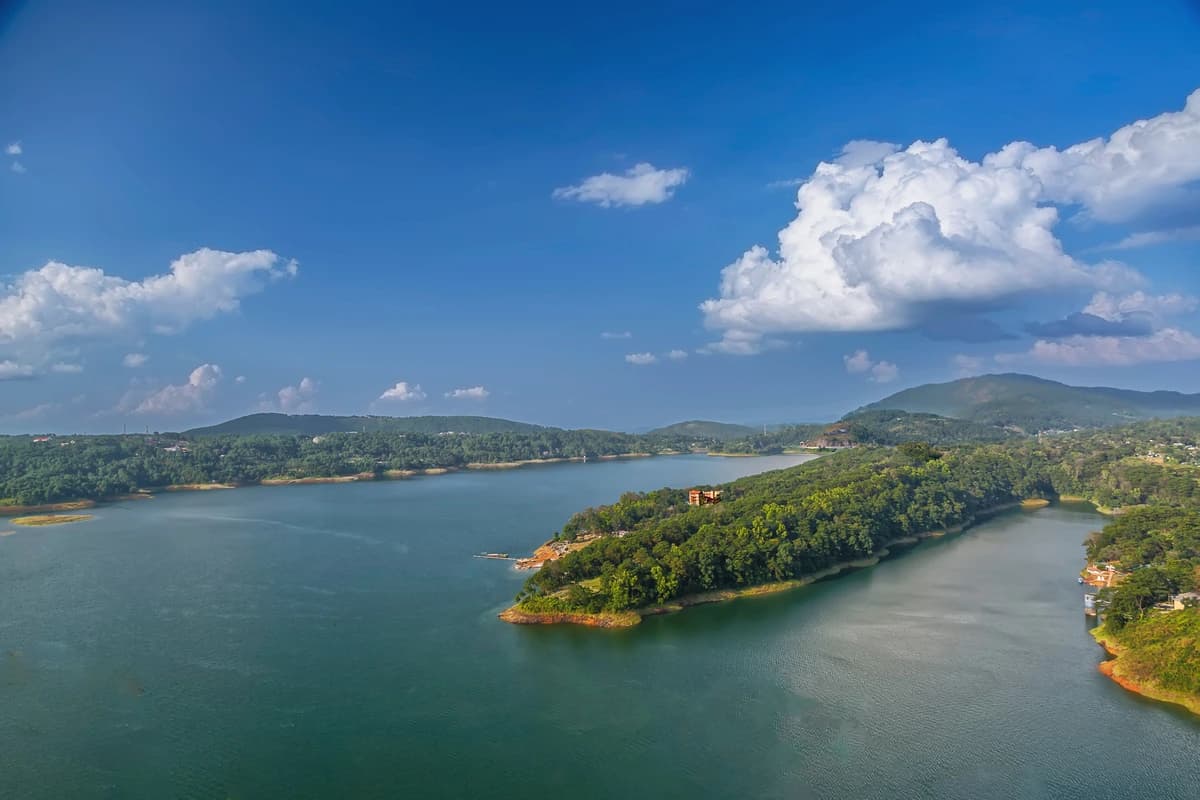 Umiam Lake in Shillong