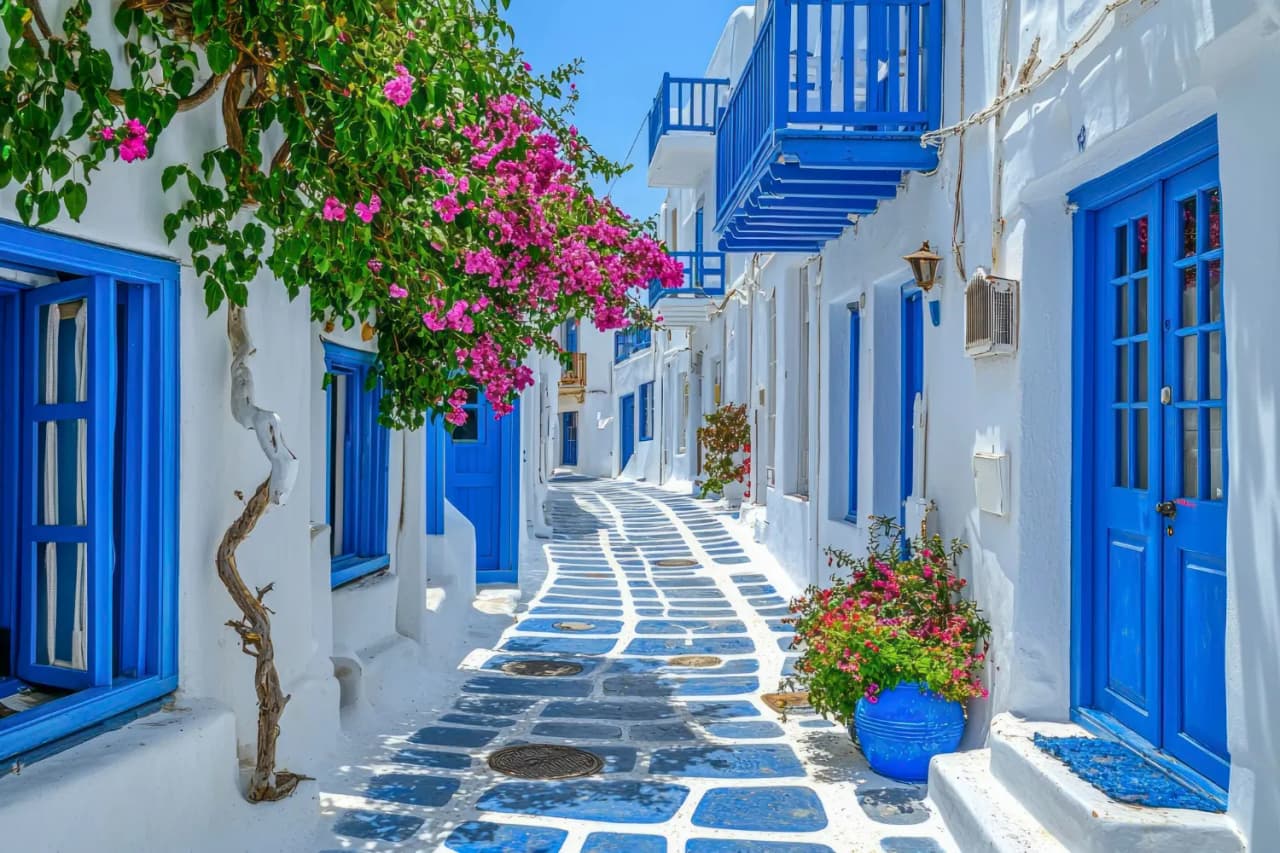 Greece Getaway - Athens, Mykonos & Santorini Views