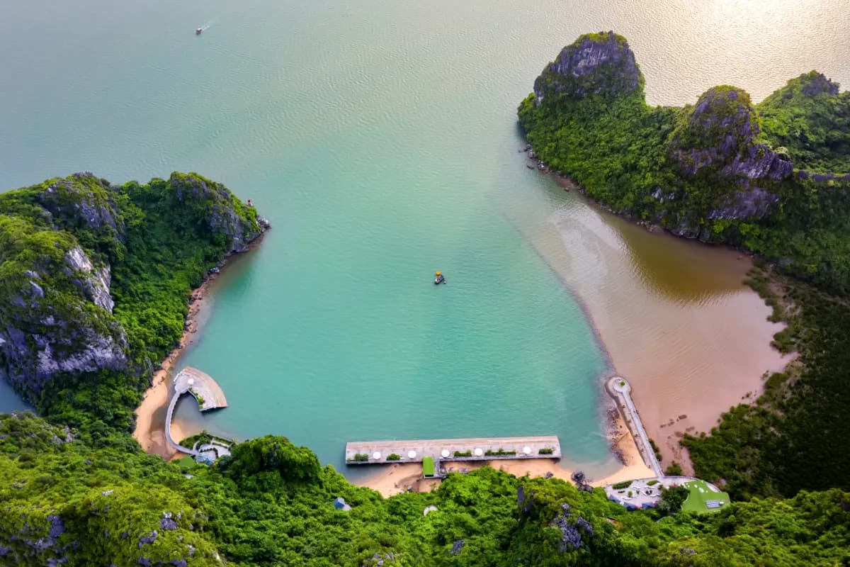 Dau Go Island Entry Top View