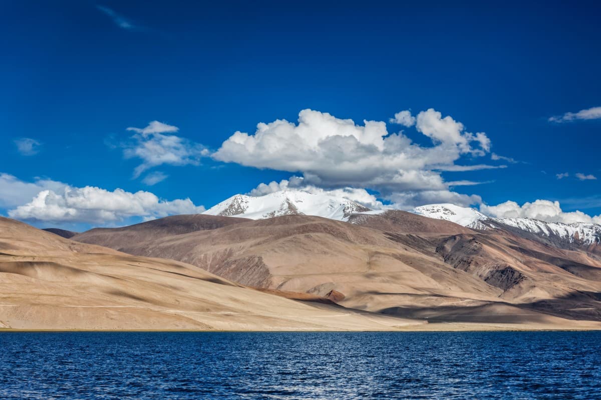 Pangong Lake with Mountain View