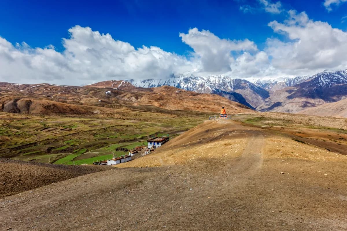 Mountain View of Langza