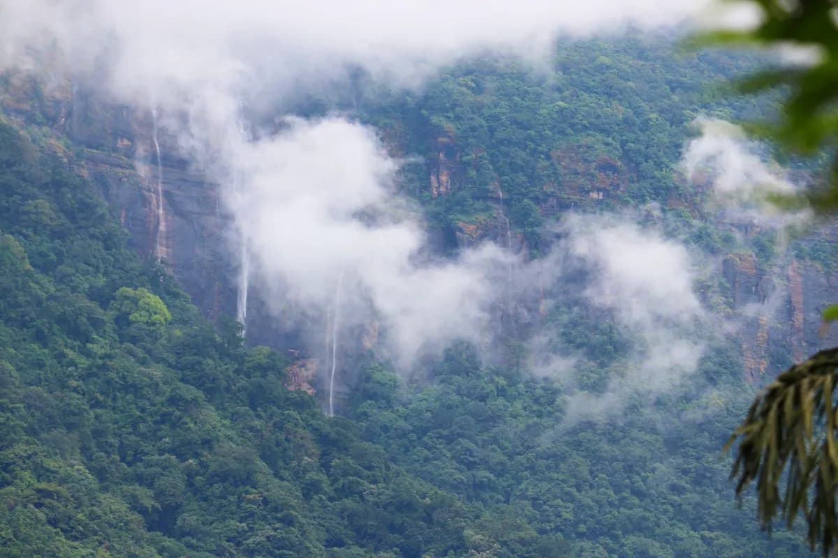 Waterfall in Cherrapunji