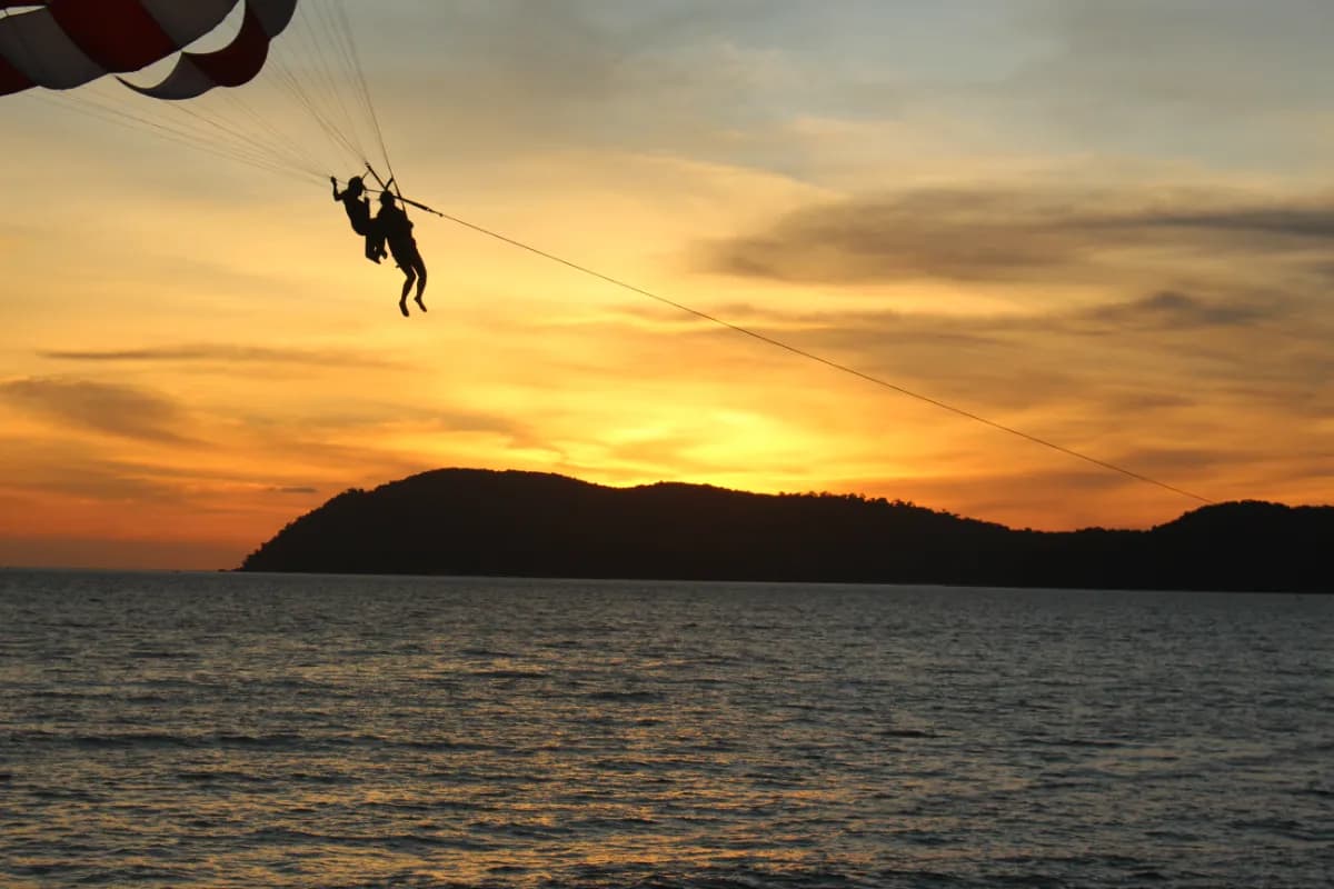 Parasailing at Australia