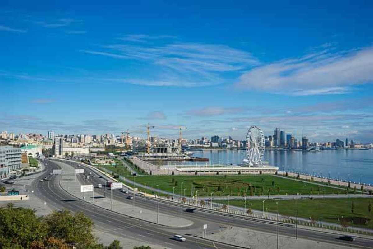 Caspian Sea Side Road