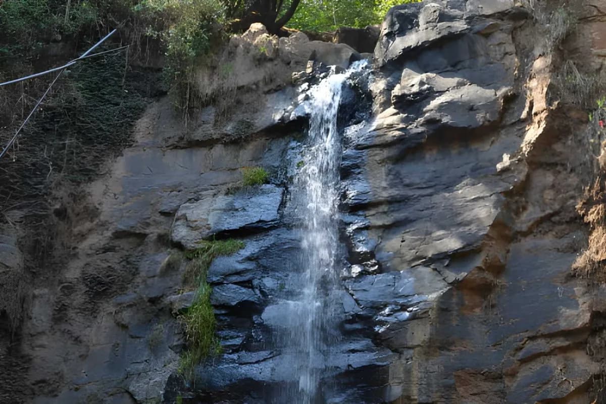 Water fall from Weinia waterfall