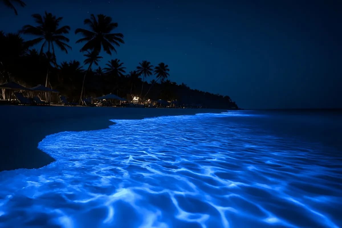 Glowing Beach Lakshadweep