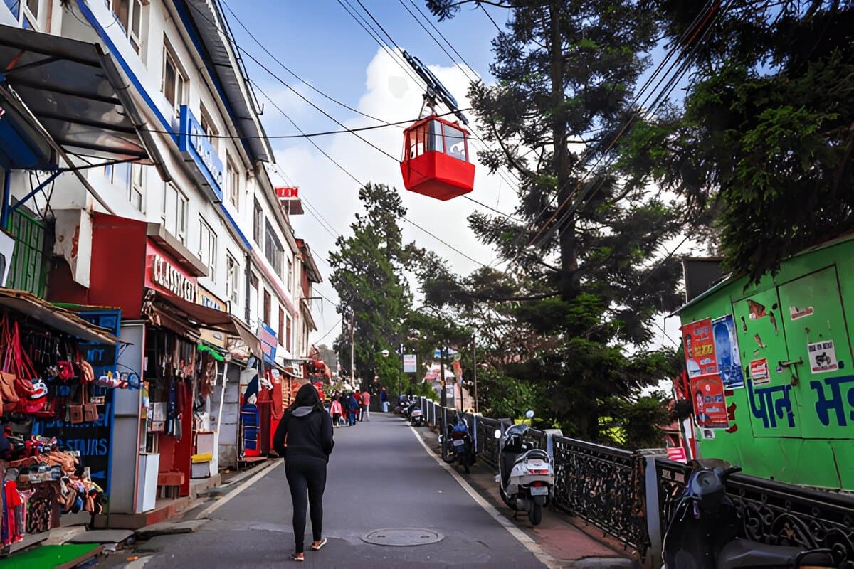 Mall Road Mussoorie