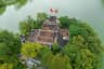 Aerial view of Ngoc Son temple