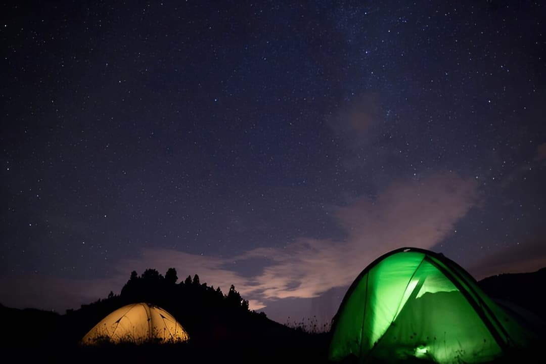 Camping Under Stars