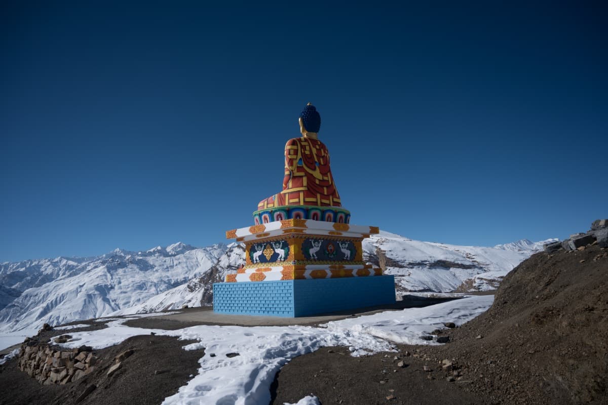 Buddha Statue in Spiti