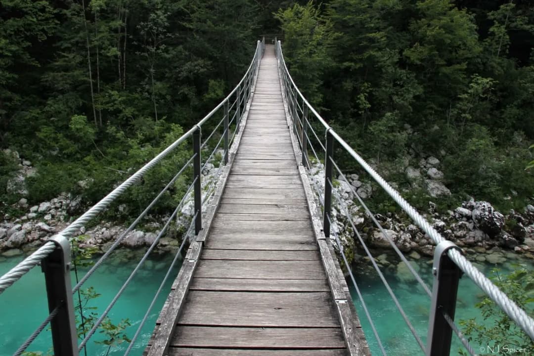 Wooden Bridge Crossing