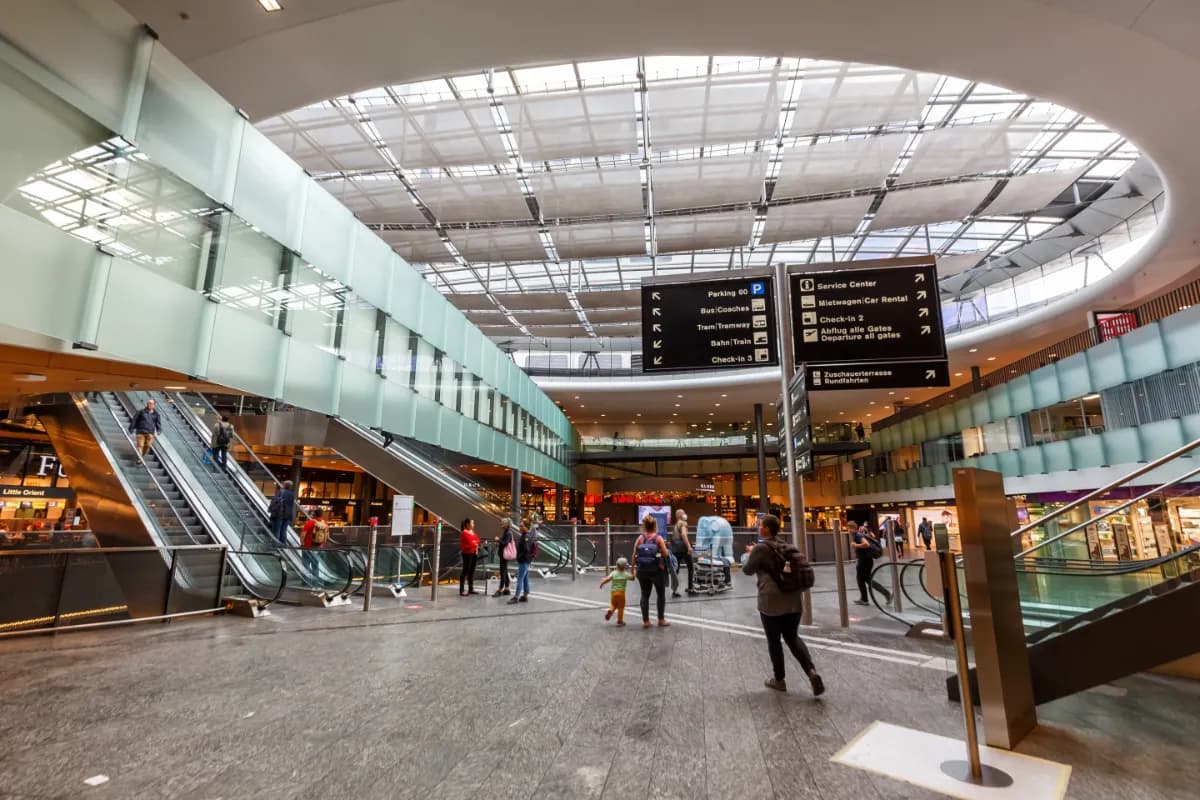 Departure from Zurich