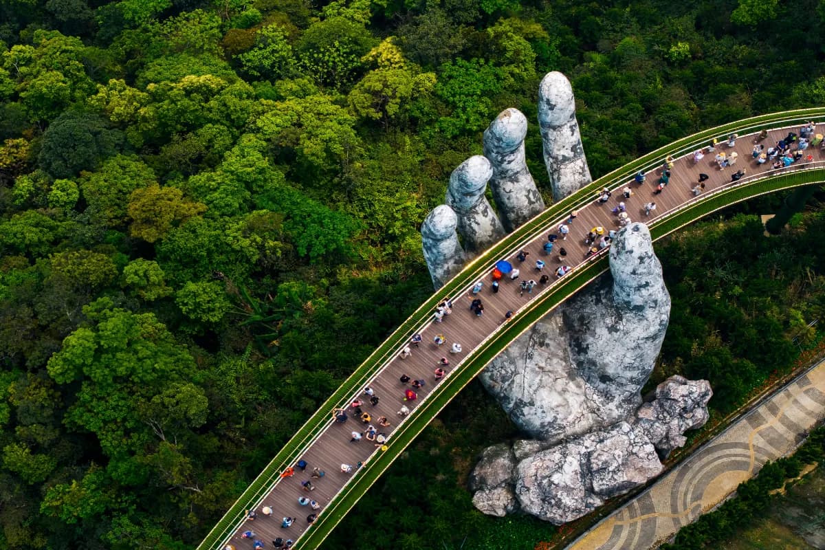 Golden Bridge at Ba Na Hills
