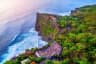 Aerial shots of Uluwatu temple