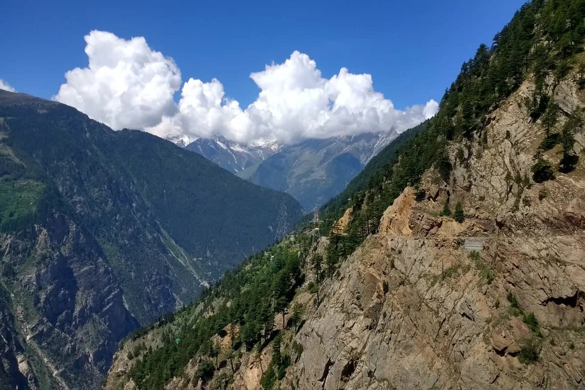 Scenic view of Kalpa View Point