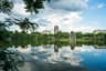 Hoan Kiem lake  in Hanoi Vietnam