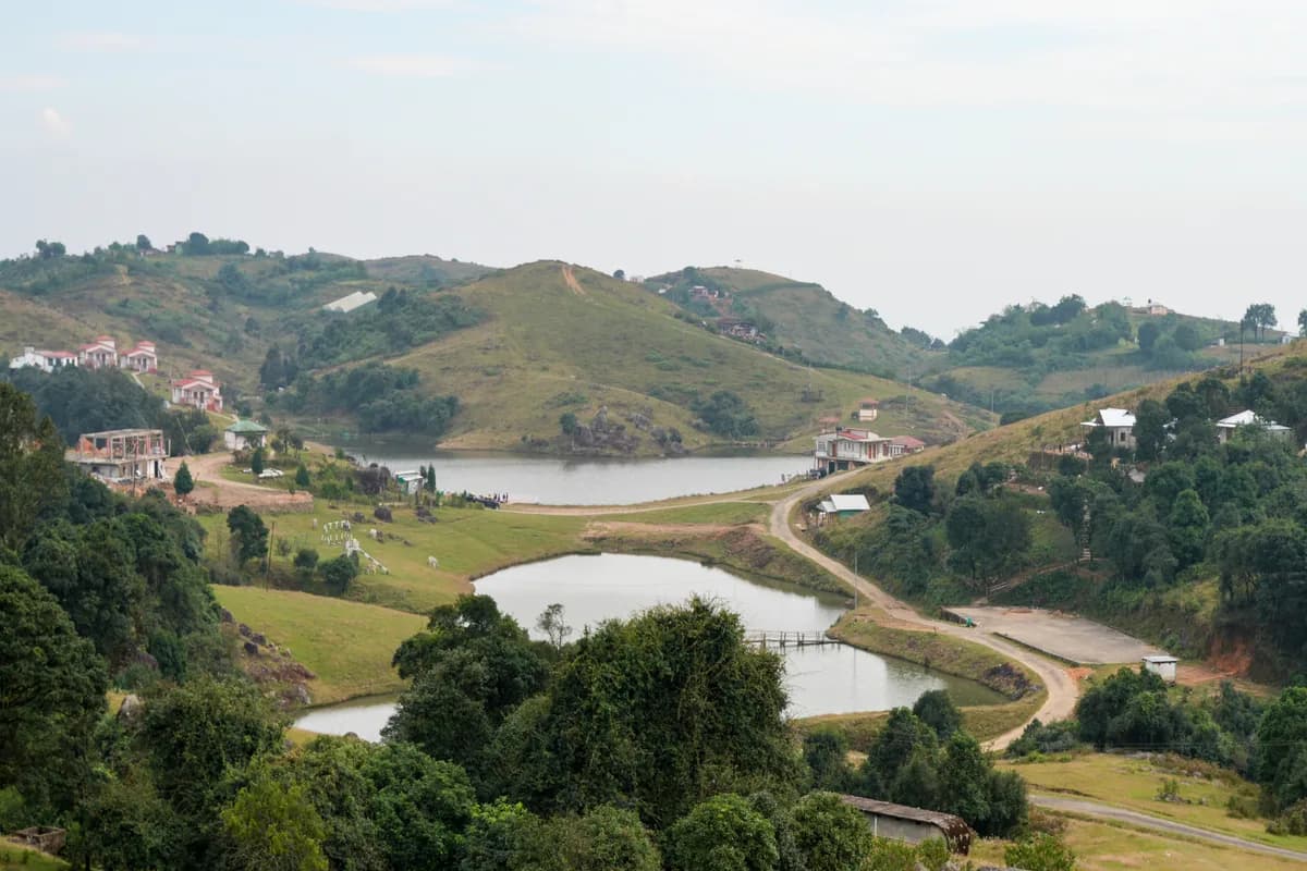 Aerial View of Khasi Hills