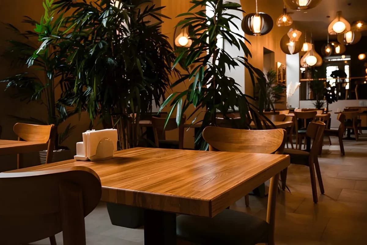 Inside view of Cafe in Shillong