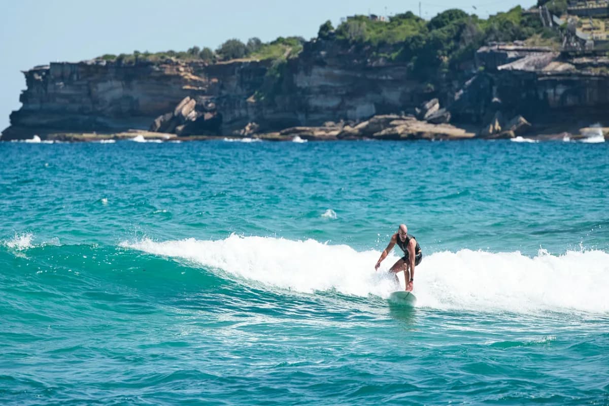 Surfing at Australia